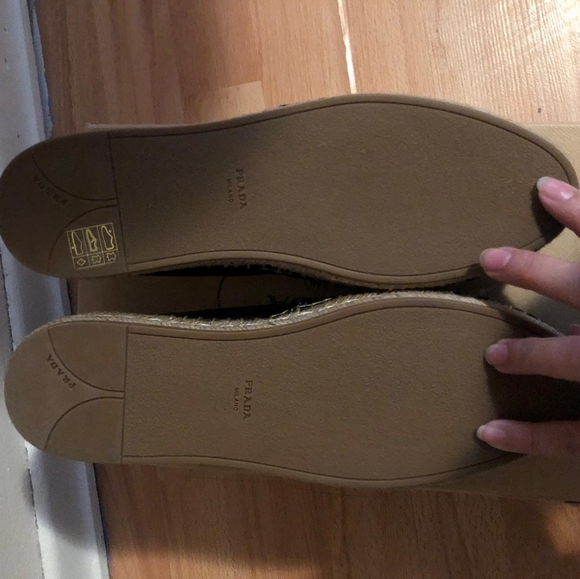 [SOLD] BNIB Prada Leather Espadrilles Size 39.5 - Picture 6 of 8